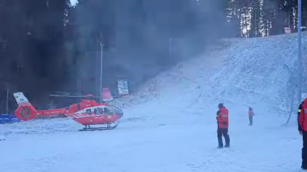 Femeie ranita grav la coloana pe partia din Busteni