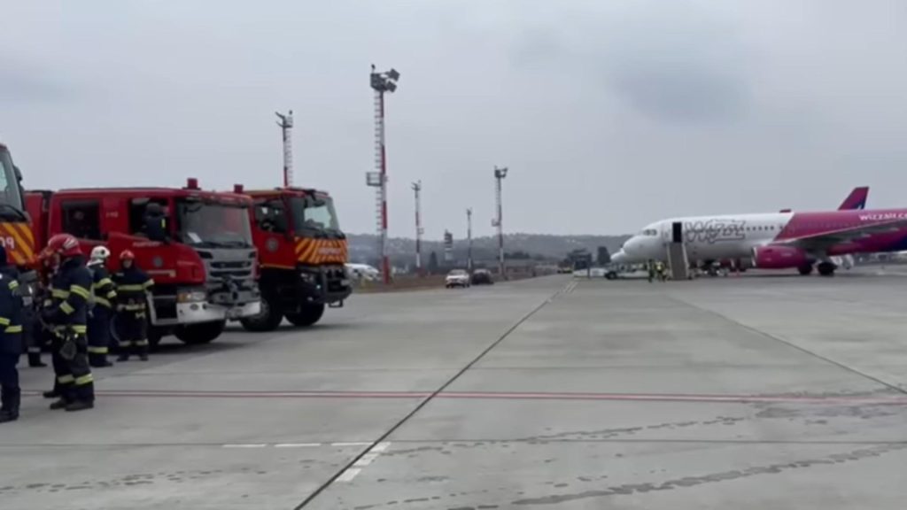Planul Rosu de Interventie activat pe Aeroportul Cluj