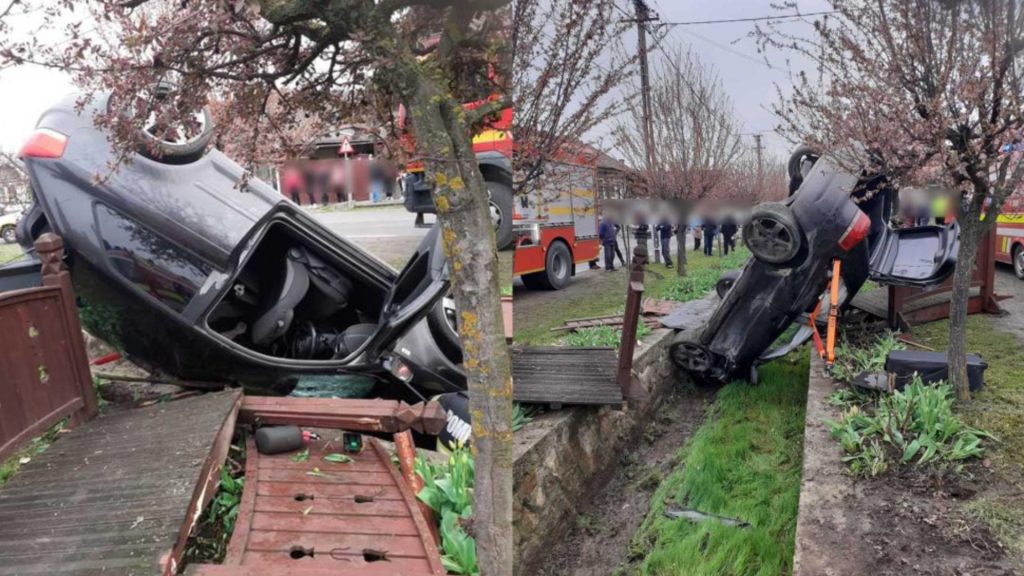 Accident in Cluj Patru tineri raniti in sant