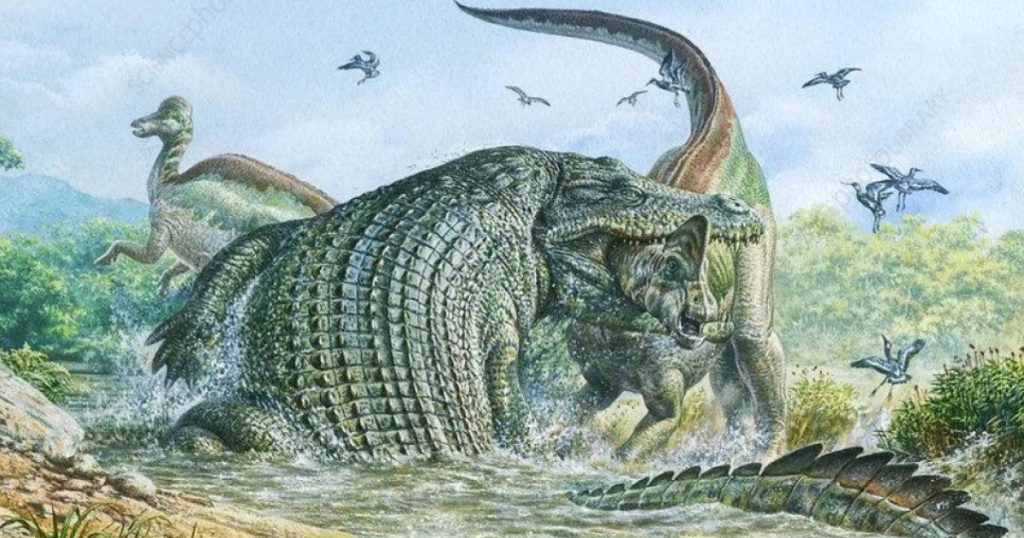 Cum a devenit crocodilul teribil un urias mancator de dinozauri Un animal absolut monstruos studiu
