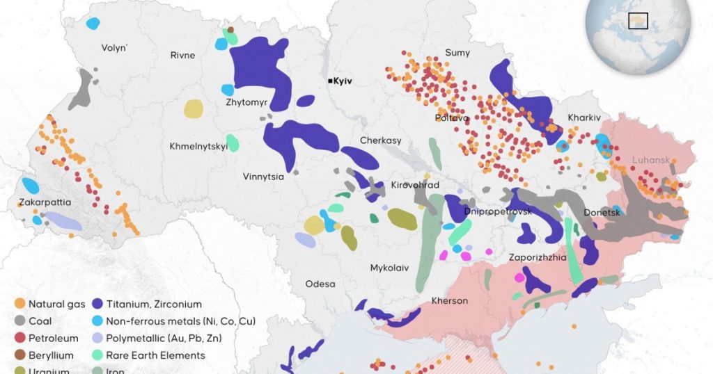 Ce metale rare are Ucraina si avantajele SUA dupa acord