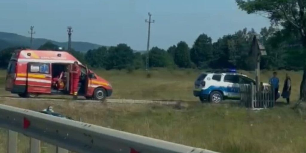 Accident langa Carpinet Impact intre doua masini