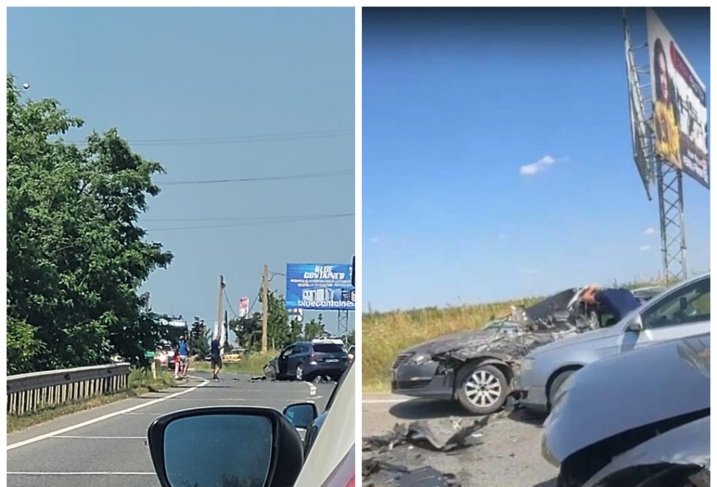 Grav accident intre Oradea si Biharia femeie si copil raniti grav