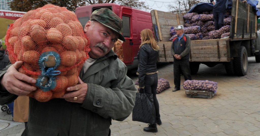 Mafia cartofilor provoaca furie in Belarus criza agricola