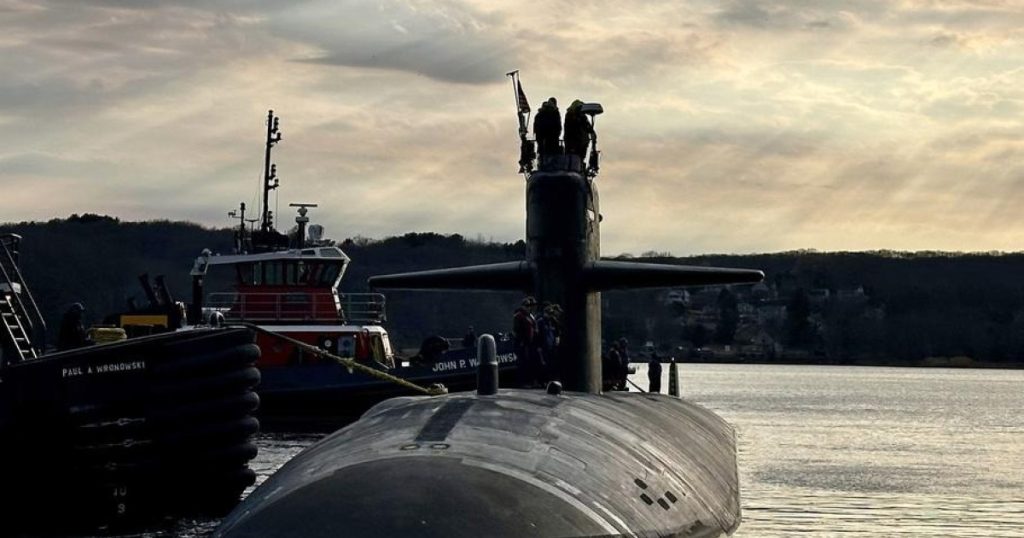 Mesaj pentru adversarii Americii submarin nuclear a oprit