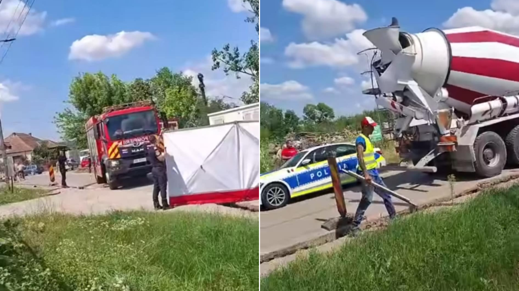 Accident in Osorhei Pieton decedat dupa impact cu betonul