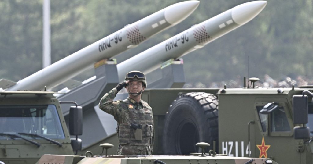 Armele prezentate de China la parada militara din Beijing
