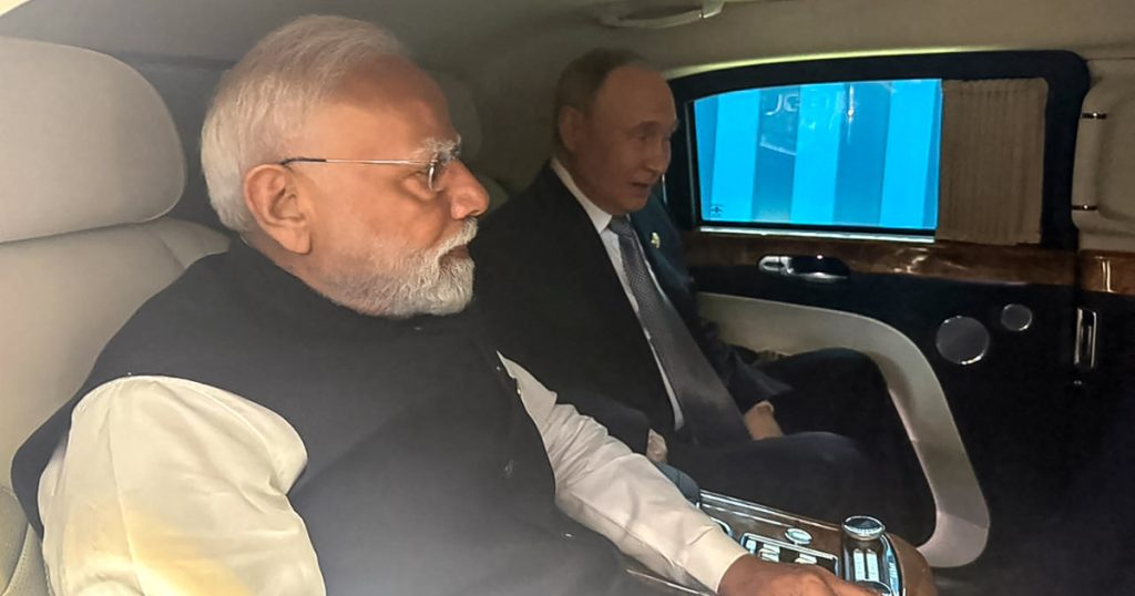 Discutii profunde in limuzina lui Putin